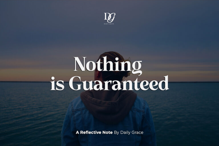 Nothing is Guaranteed