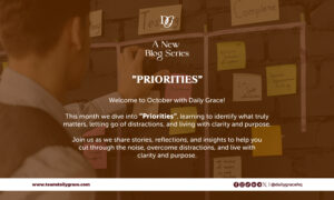 “Priorities”