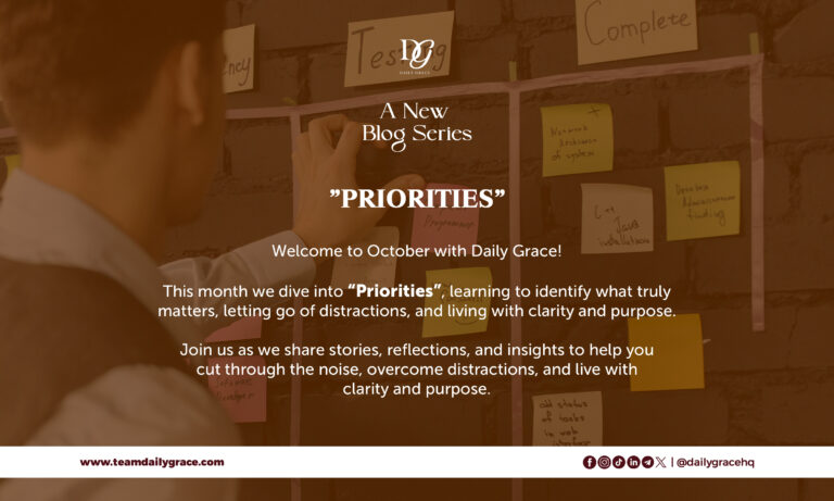 “Priorities”